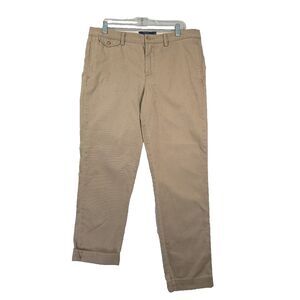 Polo Ralph Lauren The Boyfriend Chino Pants Womens size 10 Cotton Twill Tan NWT